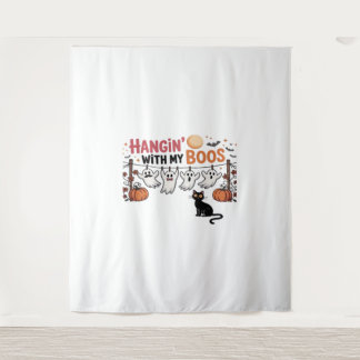 Tapiz Hangin Con Mi Fantasma De Boos Sostengo Gracioso G