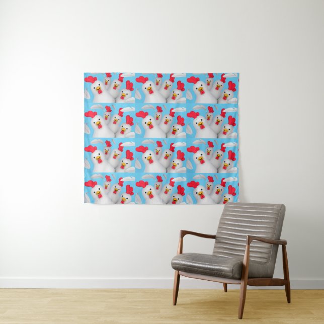 Tapiz Happy hen clipart (In situ (horizontal))