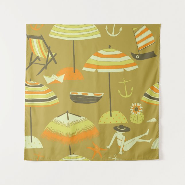 Tapiz Happy Summertime Fun Seless Pattern (Anverso)