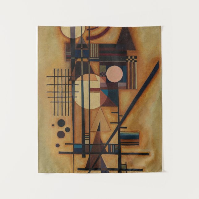 Tapiz Hard in soft, 1927 by Wassily Kandinsky (Anverso)