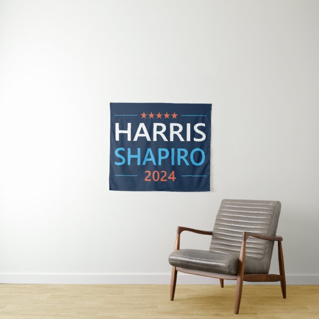 Tapiz Harris Shapiro 2024 (In situ (horizontal))