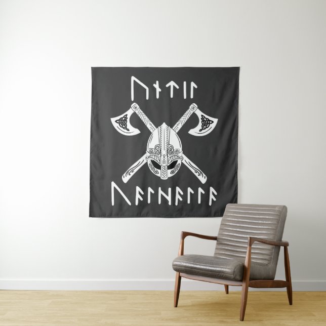 Tapiz Hasta Valhalla en Norse Rune (In situ)