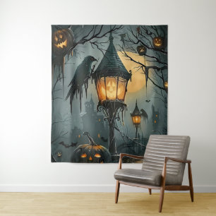 Tapiz Haunted Hollow – Noche de Halloween