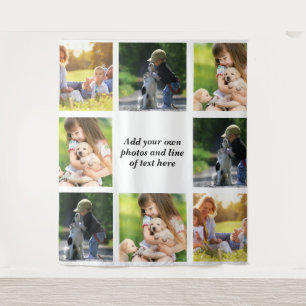 Tapiz Haz tu propio collage de fotos y texto