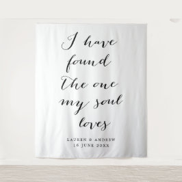 Tapiz He Encontrado al que Ama mi Alma Fondo para la Cer