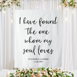 Tapiz He encontrado el fondo de pantalla de boda persona