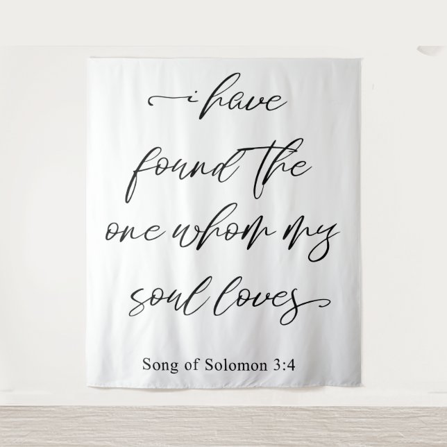 Tapiz He encontrado el fondo de un boda (Anverso)