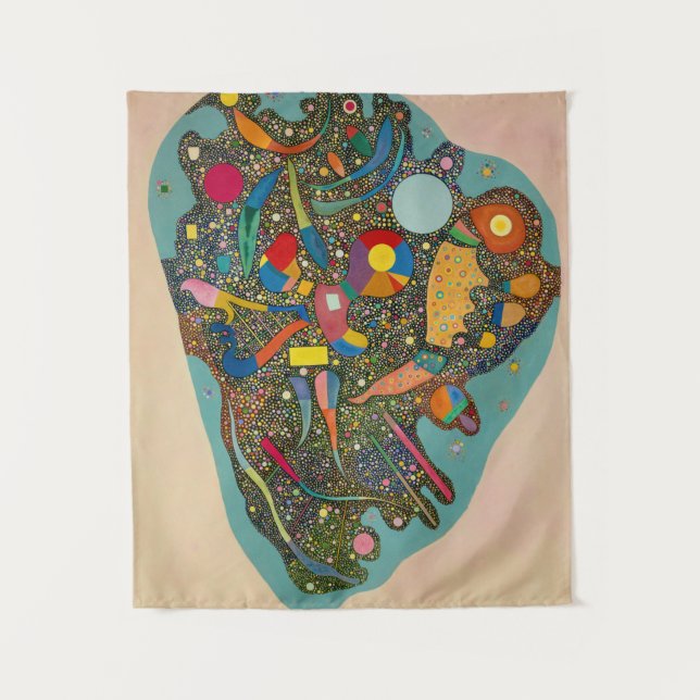 Tapiz Heap regulado, 1938 por Wassily Kandinsky (Anverso)