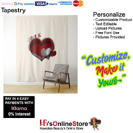 Tapiz Heart Magic Beige Business Tapestry Extra-Large