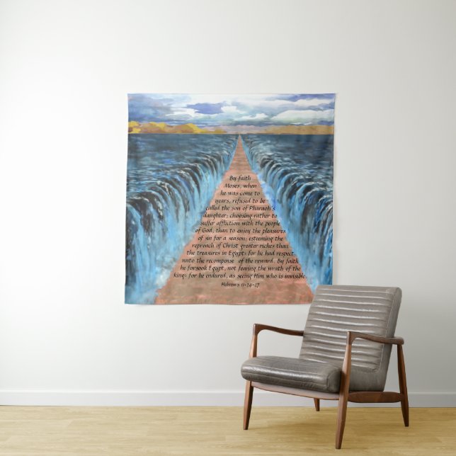 Tapiz Hebreos 11:24-27 (In situ)