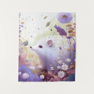 Tapiz Hedgehog Retrato Animal Pintura Selva de Vida Silv