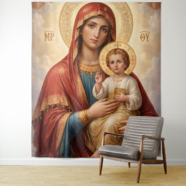 Tapiz Heilige Mutter Gottes Göttliche Liebe & Schutz´10
