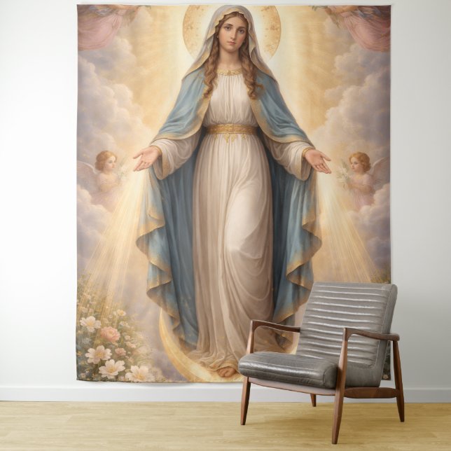 Tapiz Heilige Mutter Gottes Göttliche Liebe & Schutz´11 (In situ)
