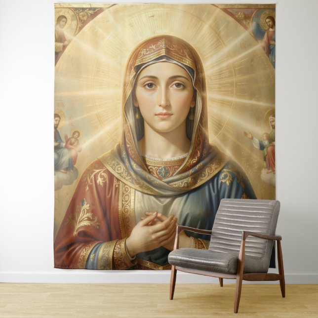 Tapiz Heilige Mutter Gottes – Göttliche Liebe & Schutz´8 (In situ)