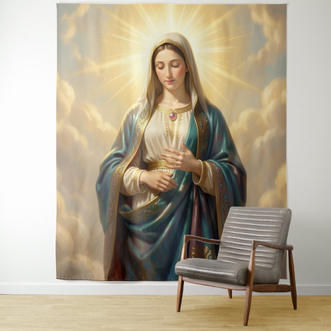 Tapiz Heilige Mutter Gottes – Göttliche Liebe & Schutz´9 (In situ)