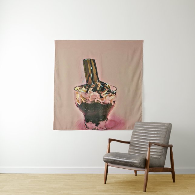 Tapiz Helado de fresa (In situ)