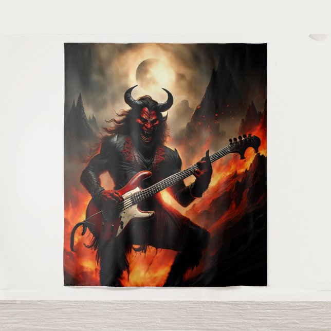 Tapiz Hellfire Band Bass (Anverso)