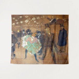 Tapiz Henri de Toulouse-Lautrec - Baile en el Rouge