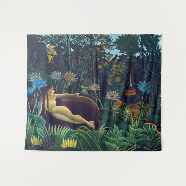Tapiz Henri Rousseau - El sueño / Le Reve (Anverso (horizontal))