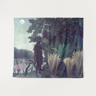 Tapiz Henri Rousseau - La Encantadora de Serpientes