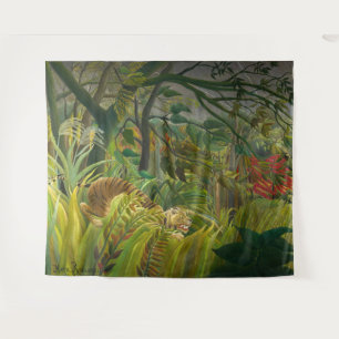 Tapiz Henri Rousseau - ¡Sorprendido!