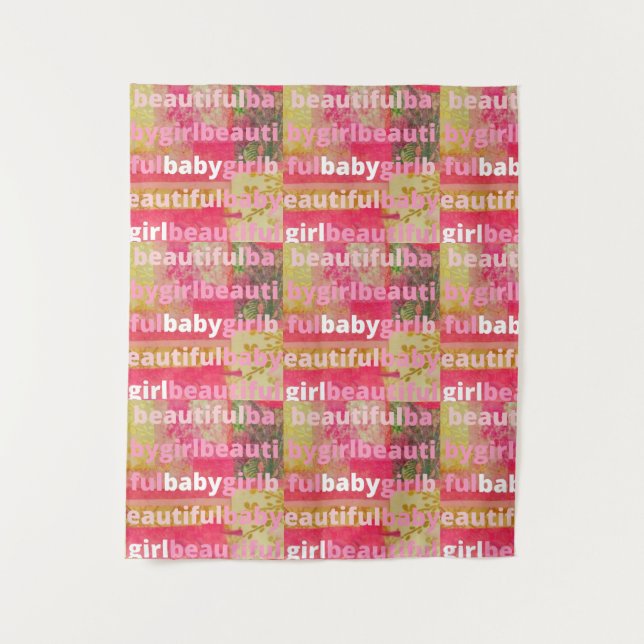 Tapiz Hermosa colección de niñas bebés (Anverso)