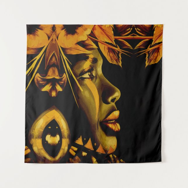 Tapiz Hermosa dama del pasado (Anverso)