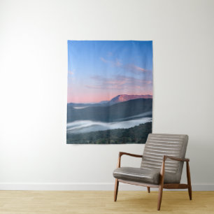 Tapiz Hermosa vista del amanecer en Nanos de Šilentabor