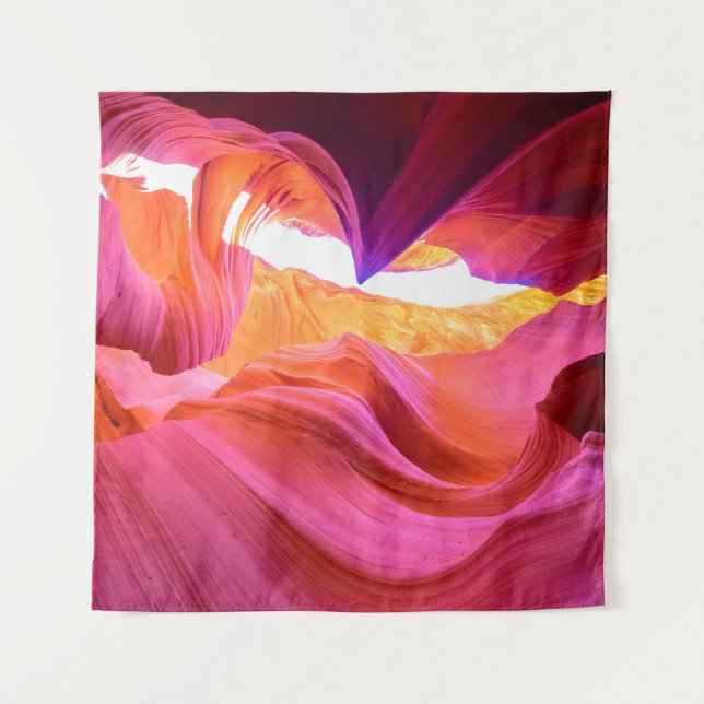 Tapiz Hermosa vista panorámica de arenisca asombrosa par (Anverso)