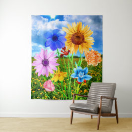 Tapiz Hermosas flores silvestres en la naturaleza - Prim