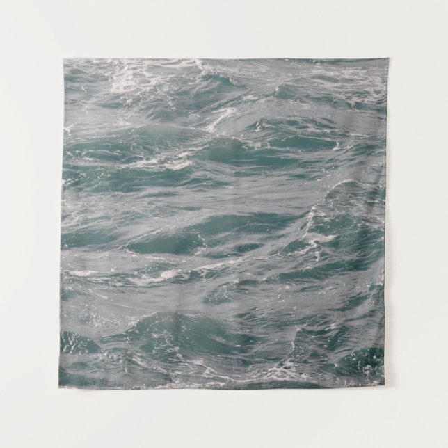 Tapiz hermoso abstracto de la superficie del agua, aéreo (Anverso)