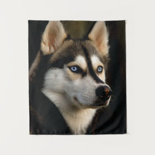 Tapiz Hermoso Cojín decorativo Husky
