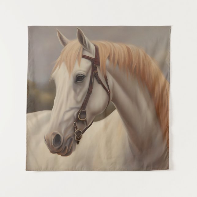 Tapiz Hermoso cuadro de caballos (Anverso)