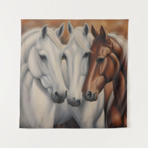 Tapiz Hermoso cuadro de caballos