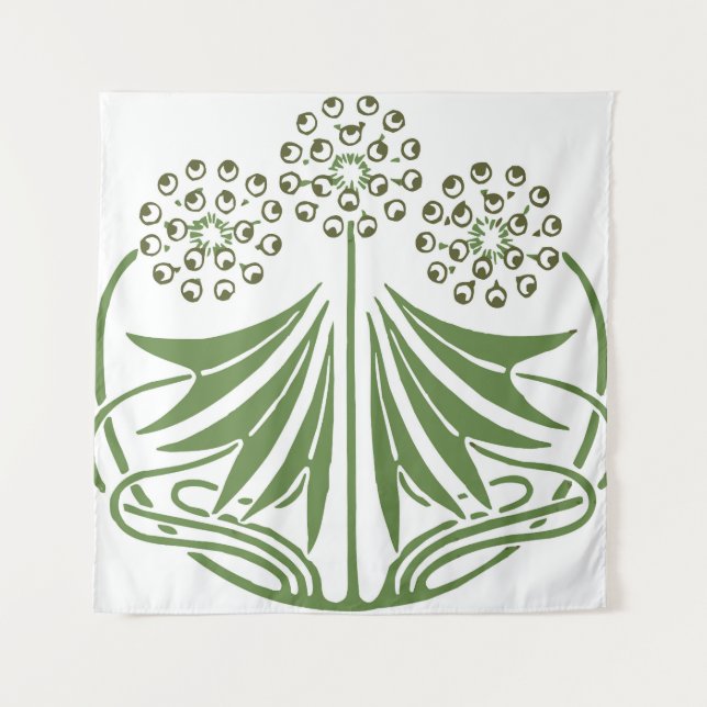 Tapiz Hermoso ilustracion vintage. (Anverso)