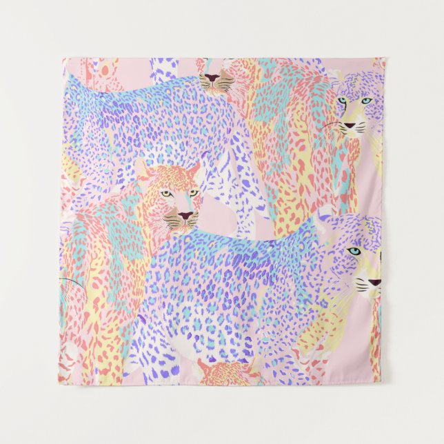 Tapiz Hermoso Leopard Seamless Pattern Ar (Anverso)