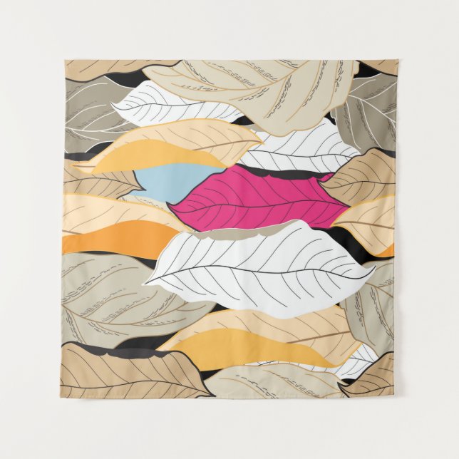 Tapiz hermoso patrón de otoño sin costuras de vacaciones (Anverso)