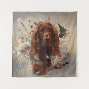Tapiz Hermoso Red Setter Irlandés