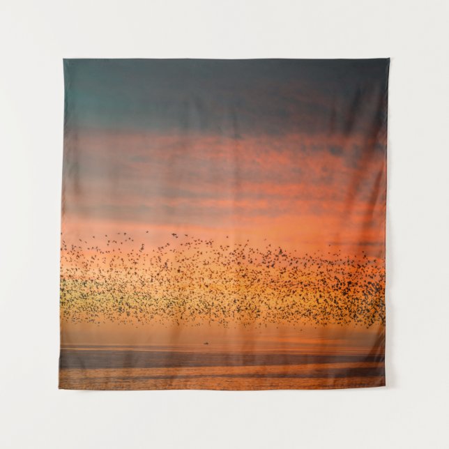 TAPIZ HERMOSO SOL CON PÁJAROS (Anverso)