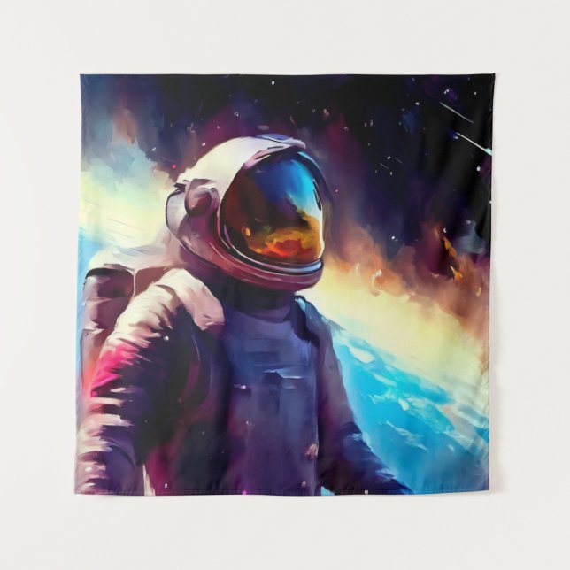 Tapiz Héroe espacial SF 1 (Anverso)