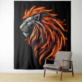 Tapiz „Herz des Löwen – In flammendem Gold“