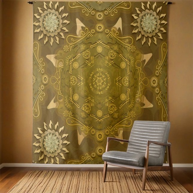 Tapiz Hexa Golden Ursidae moderno (Subido por el creador)