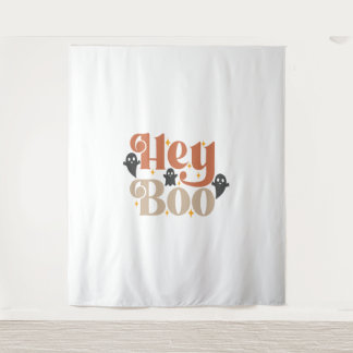 Tapiz Hey Boo Boho Halloween Hey Boo Ghost