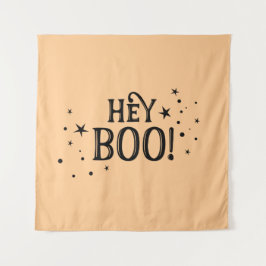 Tapiz Hey Boo! Halloween Backdrop party banner