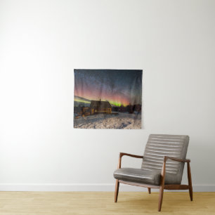 Tapiz Hielo y nieve   Aurora Polaris Murmansk, Islandia