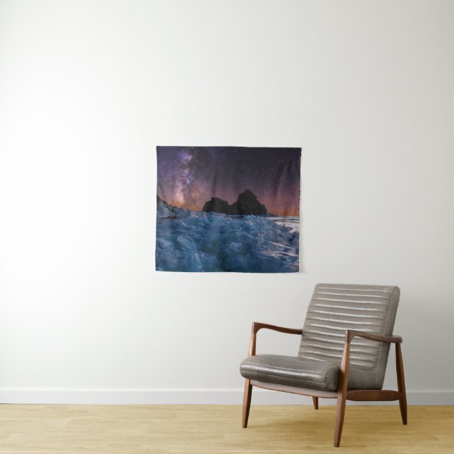 Tapiz Hielo y nieve | Lago Baikal, Siberia, Rusia (In situ (horizontal))