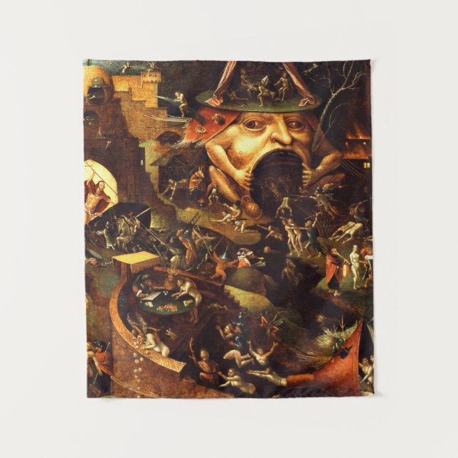 Tapiz Hieronymus Bosch Christ en el limbo (Anverso)