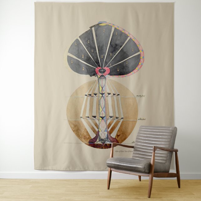 Tapiz Hilma af Klint - Árbol del conocimiento, Nº 3 (In situ)