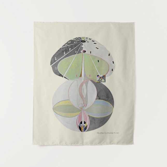 Tapiz Hilma af Klint - Árbol del conocimiento, Nº 5 (Anverso)
