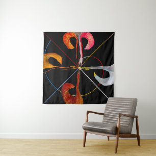 Tapiz Hilma af Klint - The Swan No. 7